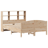 Bookcase Bed without Mattress 140x200cm Solid Wood Pine 3323104