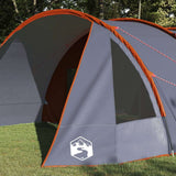 Tunnel Tent 6-Person Grey and Orange 890 x 470 x 220 cm 42004046