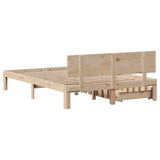 Bed Frame with Drawers without Mattress 120x200 cm 3301982
