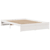 Bed Frame with Headboard without Mattress White 150x200 cm King Size 3305998