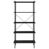 5-Tier Shelving Unit Black 80x40x163 cm 336347