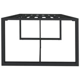Outdoor Dining Table Anthracite 120x60x66 cm Aluminium 318312