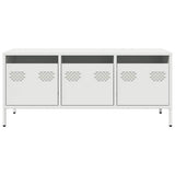 TV Cabinet White 101.5x39x43.5 cm Cold-rolled Steel 851231