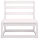 Garden 4-Seater Sofa White Solid Pinewood 3075360