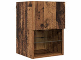 TV Wall Unit Wall-mounted 6 pcs Old Wood Engineered Wood 3402929