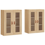 Wall Mounted Cabinets 2 pcs Sonoma Oak Engineered Wood 3197916