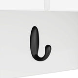 Wall-Mounted Coat Rack White 80 x 20 x 30 cm Engineered wood 874339