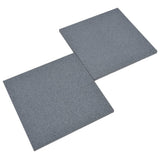 Fall Protection Tiles 24 pcs Rubber 50x50x3 cm Grey 3096598