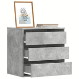 Corner Chest of Drawers Concrete Grey 60x41x58 cm Engineered Wood 852846