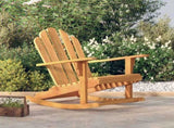 Garden Adirondack Chair Natural Teak Solid teak wood Standard 362699