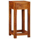 Floral End Table with Drawer with Storage Brown 35 x 35 x 75 cm 4016528