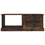 Coffee Table Smoked Oak 90x50x35 cm Engineered Wood 816245