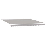 Retractable Awning Light grey 450 x 350 cm Fabric 3331150