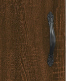 Highboard Brown Oak 69.5x34x180 cm Engineered Wood 3189444