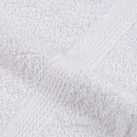 Washcloths 50 pcs White 15x21 cm 360 gsm 100% Cotton 136640