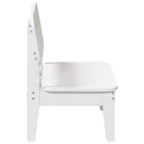 Garden Chairs 2 pcs White 60x52.5x72 cm Solid Wood Pine 859323