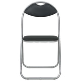 Folding Chair 8 pcs Black and Grey 48 x 43.5 x 81 cm 42029062