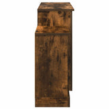 Electric Fireplace Smoked Oak 140 x 30 x 67 cm Engineered wood 8021147