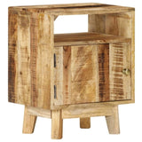 Bedside Table 40x30x50 cm Rough Mango Wood 320928