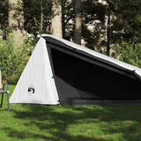 Camping Tent Tunnel 1-Person White Blackout Fabric Waterproof 94611
