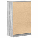 815076 Sideboard Grey Sonoma 60x35x98,5 cm Engineered Wood
