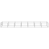 Dog Kennel Silver 7 m Steel 3082105