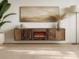Electric Fireplace Old Wood 110 x 30 x 36.5 cm Engineered wood 8021029