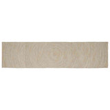 Area Rugs Natural and White 60 x 400 cm Jute 42010596