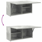 Bathroom Wall Cabinet Concrete Grey 60x25x30 cm Engineered Wood 860061