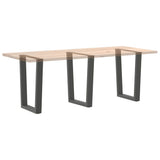 Dining Table Legs V-Shape 3 pcs Anthracite 70x cm Steel 4012662
