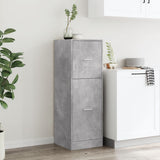 Apothecary Cabinet Concrete Grey 40x41x118 cm Engineered Wood 855199