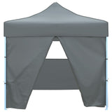 Foldable Party Tent Pop-Up with 4 Sidewalls 3x3 m Anthracite 44964