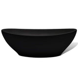 275397 Ceramic Basin 40x33 cm Black