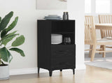 Sideboard Black oak 34 x 34.5 x 90 cm Engineered wood 880954