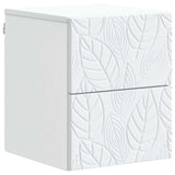 Wall-Mounted Bedside Cabinet White 34.5 x 33 x 40 cm 898805