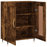 Sideboard Smoked Oak 69.5x34x90 cm Engineered Wood 830177