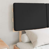 Bed Frame with Upholstered Headboard Black 120 x 200 cm 877491