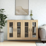 Wall Mounted Cabinets 2 pcs Sonoma Oak Engineered Wood 3197907