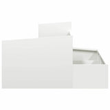 Garden Planter White 80 x 80 x 50 cm Cold-rolled Steel 873579