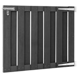 Garden Gate WPC 100x80 cm Grey 49082