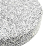Parasol Base 29.8kg Grey Granite and Stainless Steel Round 42006583