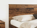 Headboard with Headboard Old Wood 150 cm Engineered wood 887756