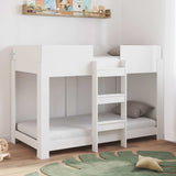 Bunk Bed for Kids White 80 x 160 cm Engineered Wood 3410547