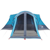 Family Tent Tipi 8-Person Blue Waterproof 94738