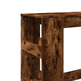 ZNTS Bar Table with Racks Smoked Oak 90x40x103.5 cm Engineered Wood 854377