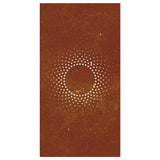 824490 Garden Wall Decoration 105x55 cm Corten Steel Sun Design