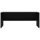 TV Cabinet Black 100x40x40 cm Engineered Wood 800046
