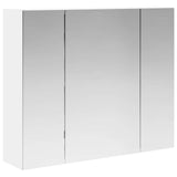 Bathroom Mirror Cabinet White 60 x 14.5 x 50 cm Engineered wood 889071