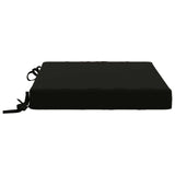 Seat Cushions SOEST 4 pcs 100% Polyester Black 50 x 50 x 7 cm 944571