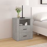 Bedside Cabinet Concrete Grey 50x36x60 cm Engineered Wood 816732
